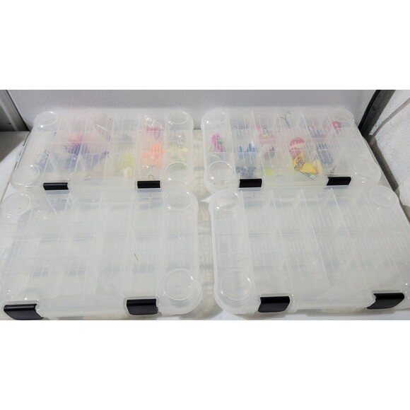 UGLY STIK Real Tree Green Camo Soft Side Tackle Bag w/ 4 Clear Lure Boxes - Picture 7 of 7